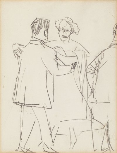 Coppia danzante da Ernst Ludwig Kirchner